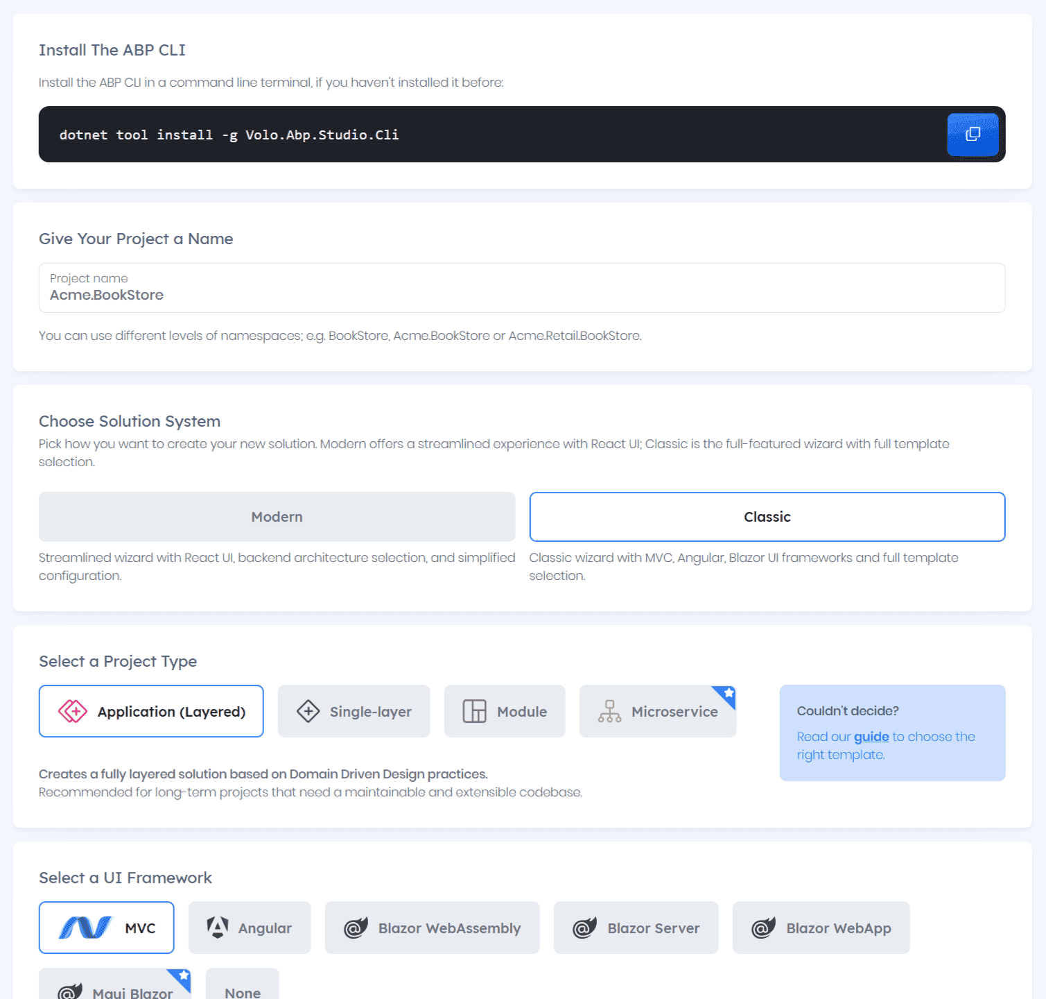 ABP Platform screenshot 1
