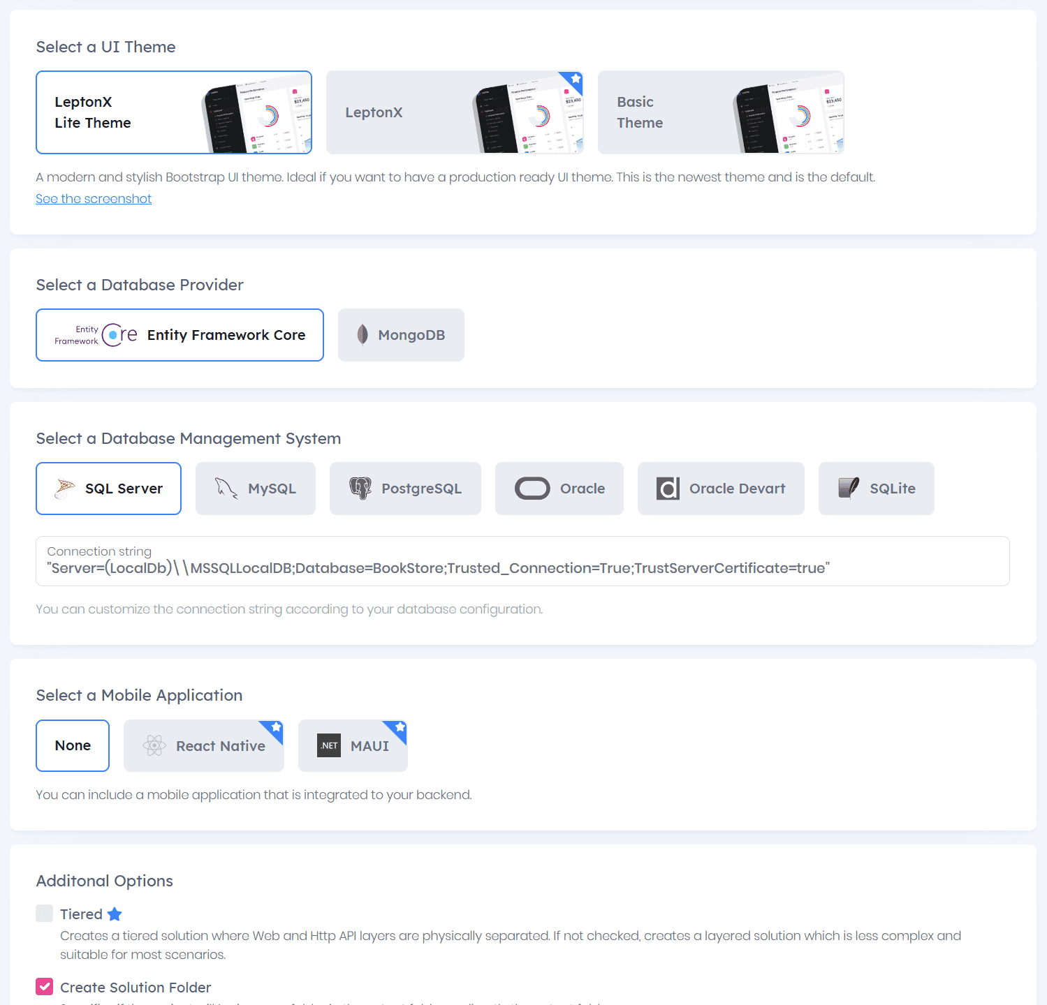 ABP Platform screenshot 2
