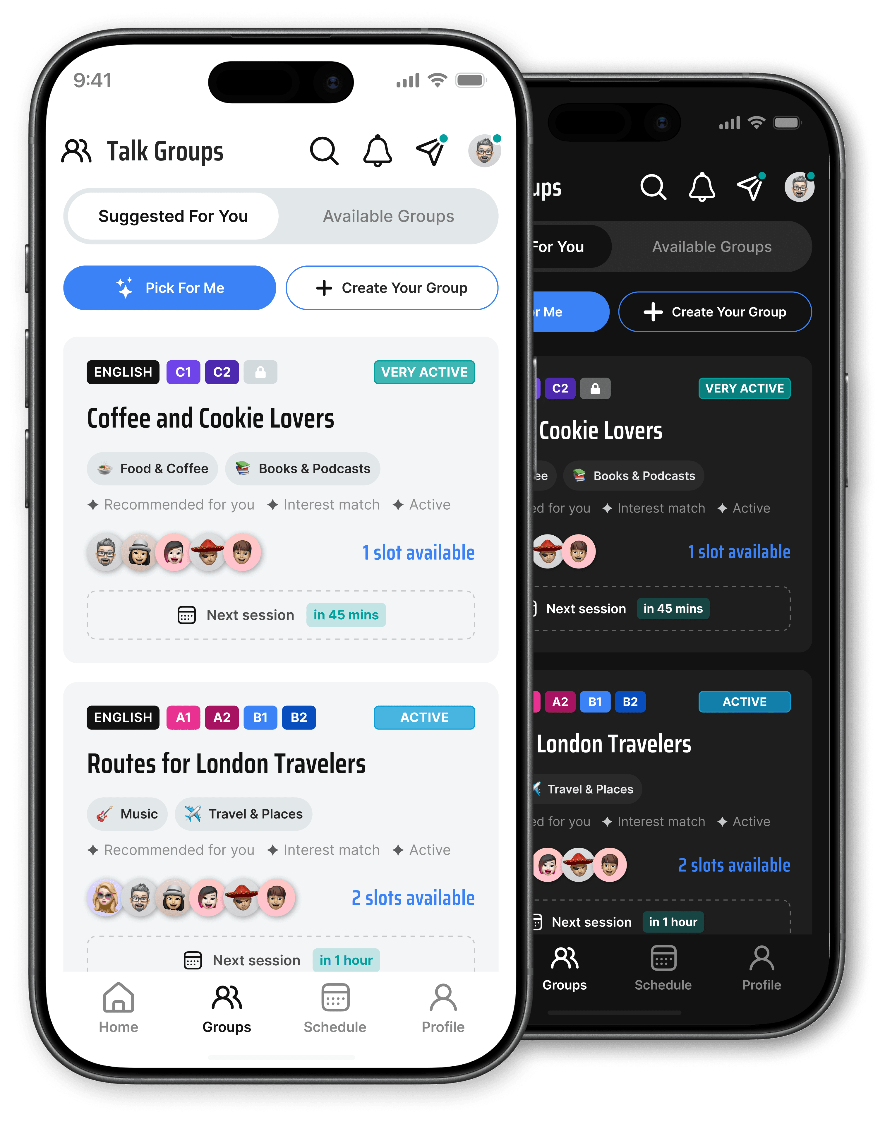 DailyTalking talk groups