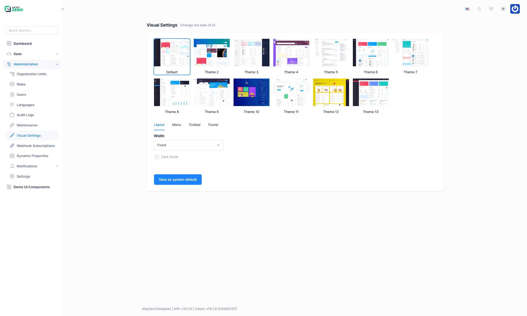 ASP.NET Zero screenshot 2
